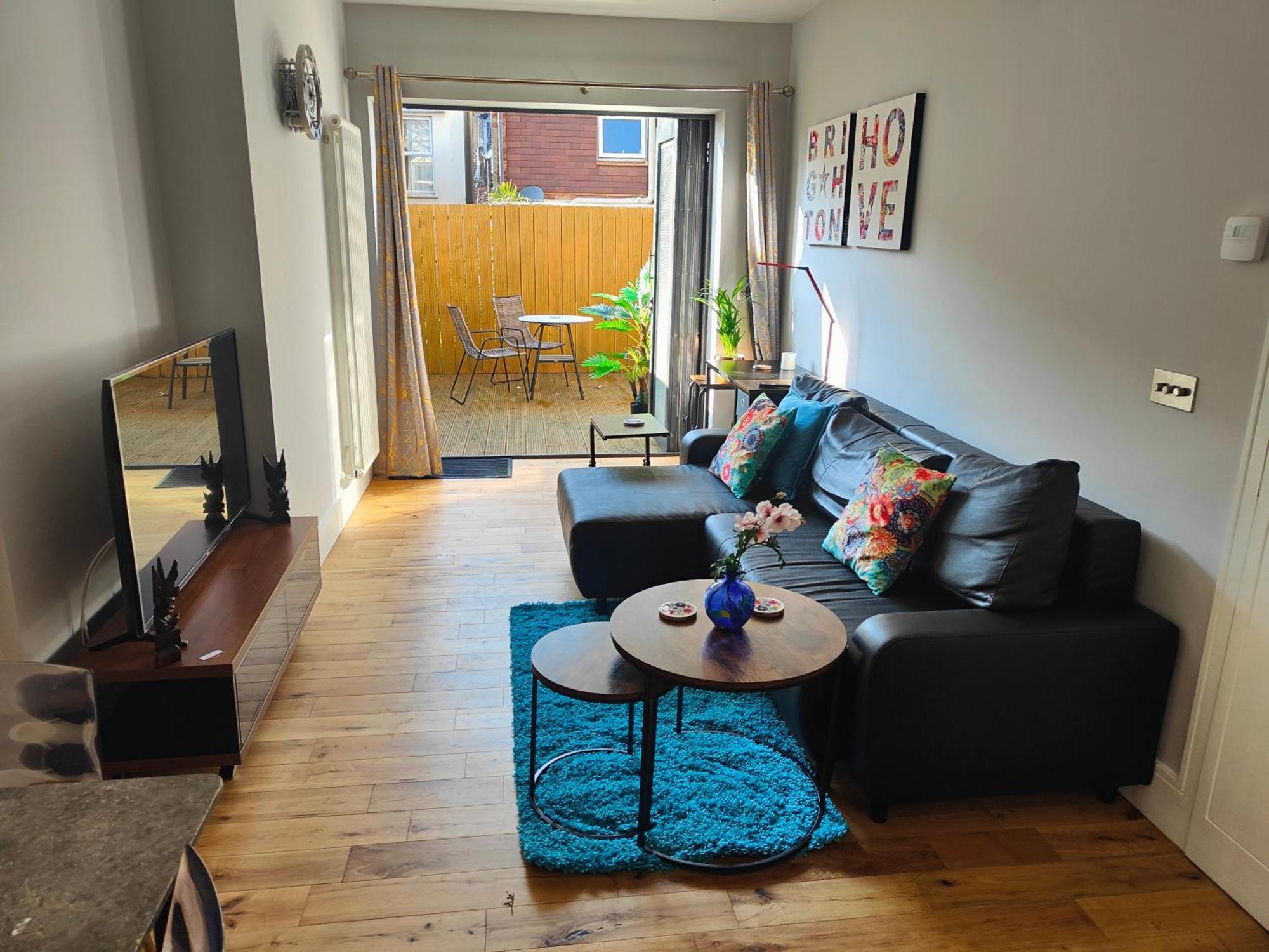 Modern Central Brighton Patio Flat - Free Parking! Exterior foto